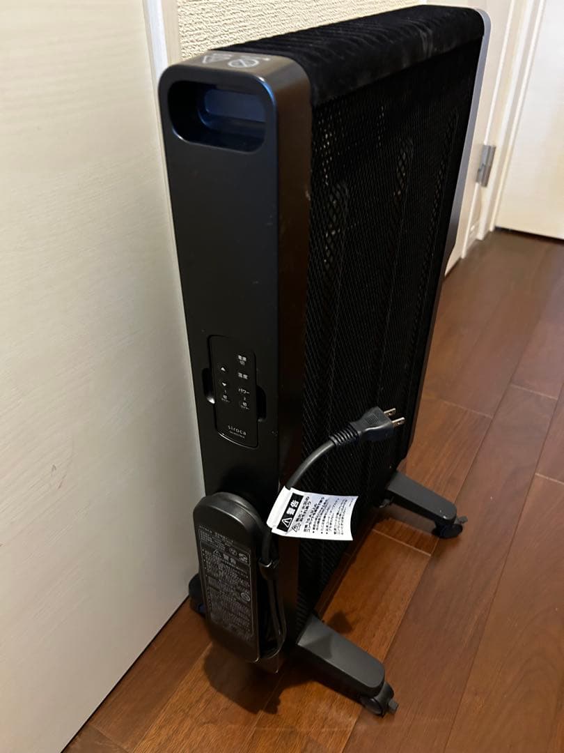 美品[温度設定運転＆出力切替3段階] 遠赤軽量ヒーター かるポカ