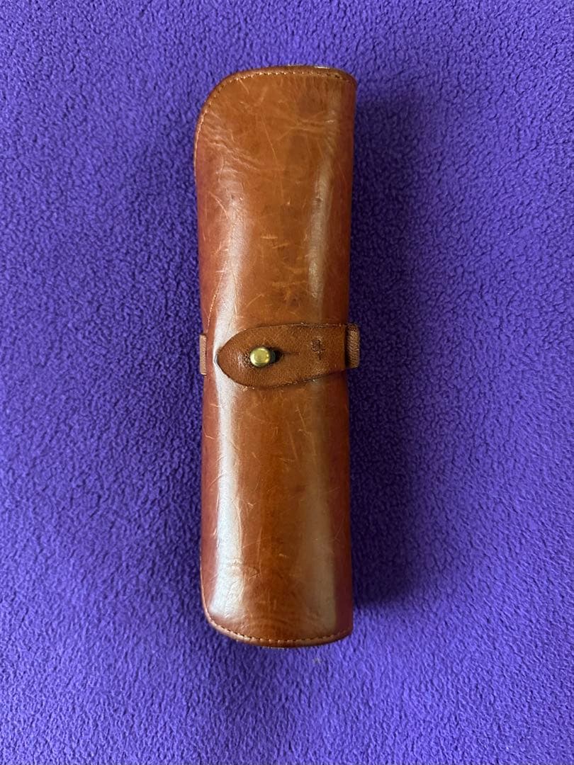 ✨希少✨エムピウ ペンケース 「ロトロ / rotolo」 コニャック