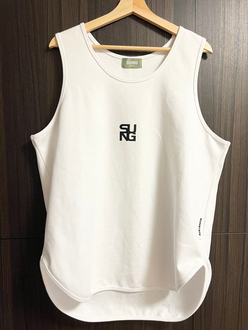 SUNG1975 タンクトップ　白×黒セット
