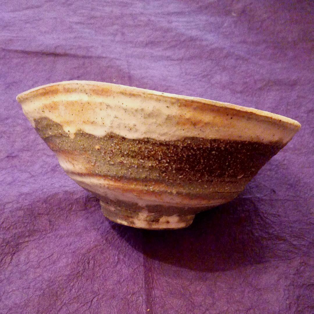 信楽焼　登窯粉引桜色片口中鉢5客揃い