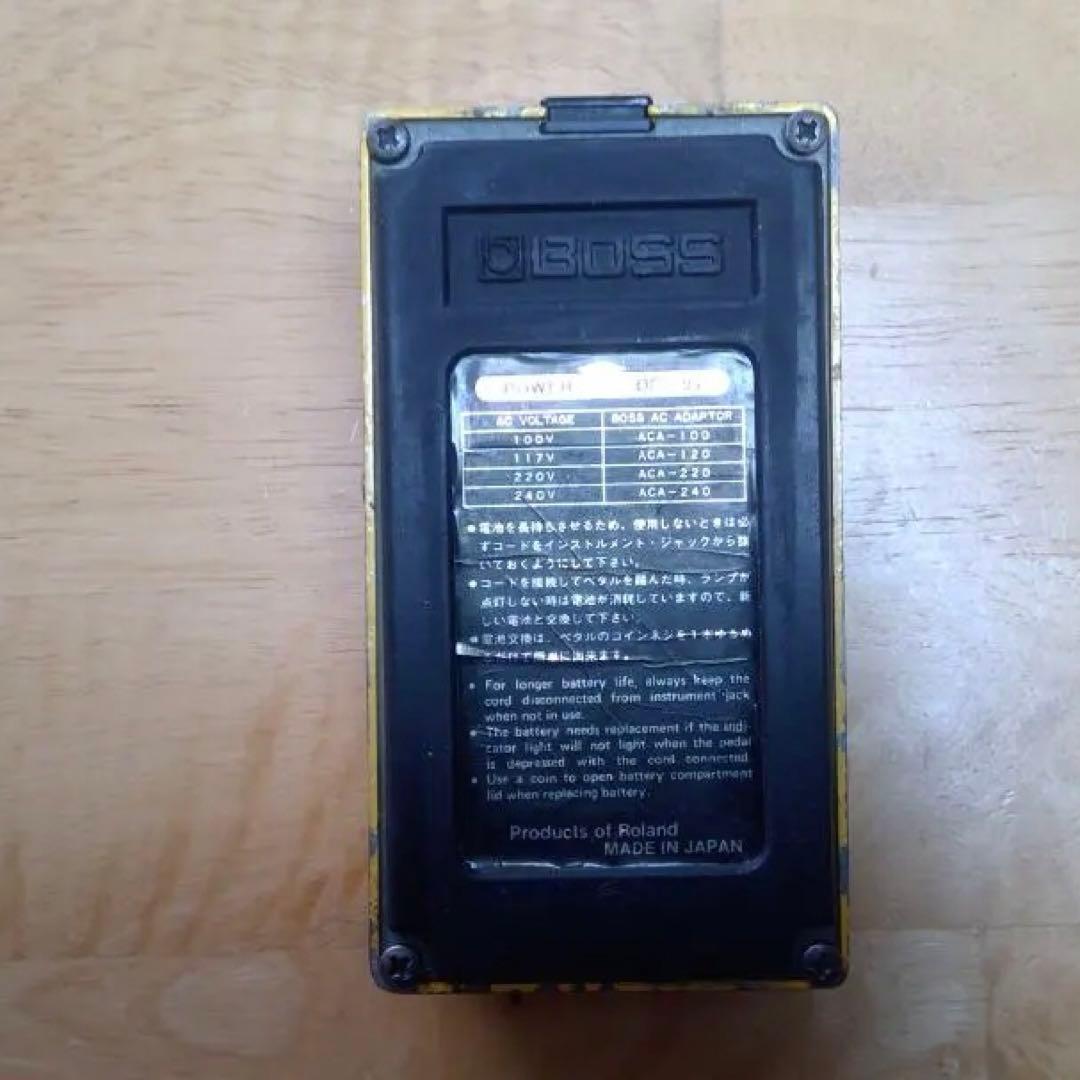 Boss OD－1 オーバードライブ　ビンテージ　銀ネジレイセオンクワッドコア