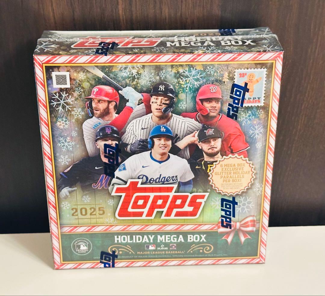 Topps 2025 Holiday Mega メジャーリーグ カード 1箱