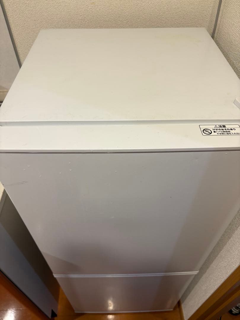 【急ぎのため格安・送料込み・美品】ホワイト 2ドア冷蔵庫 スタンド式