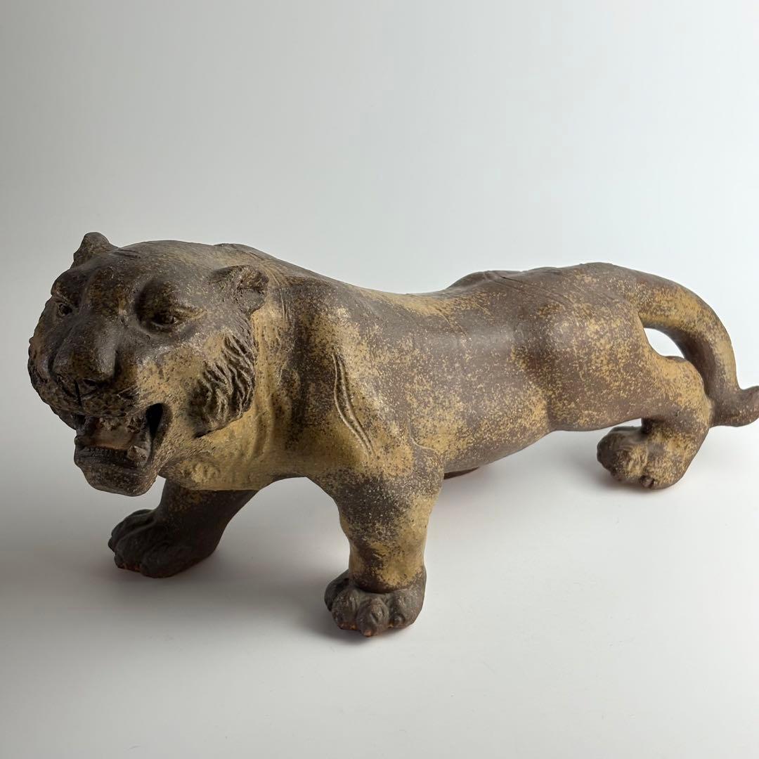 虎 置物 陶器 干支 飾り物 オブジェ