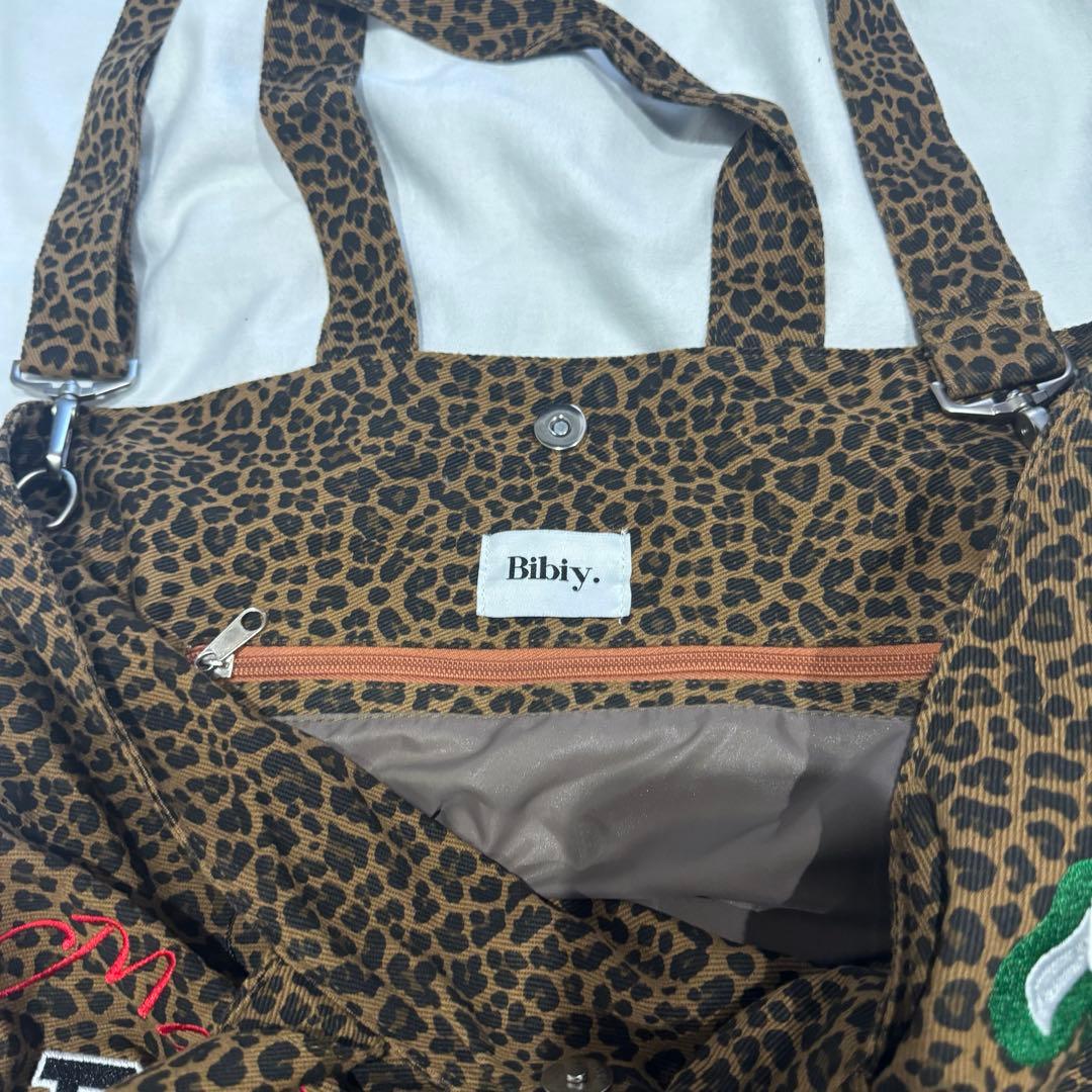 バッグ MAISON BIBIY.LEOPARD TOTE