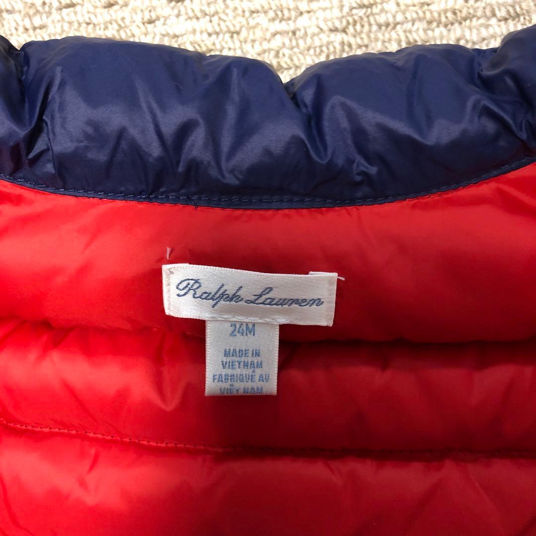 （美品）ラルフローレン　ダウン　24M