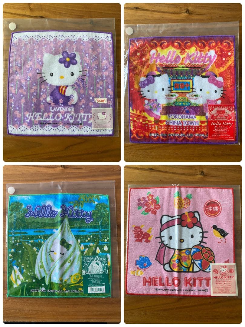 【超レア】ハローキティ　ご当地プチタオル　8枚 1998年〜2003年