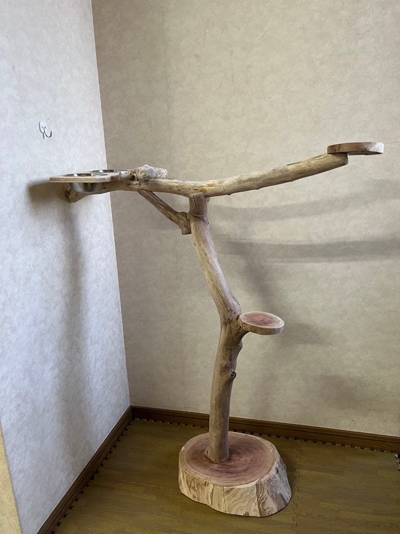 tarog13！大型インコオウム止まり木オウムスタンドパーチ