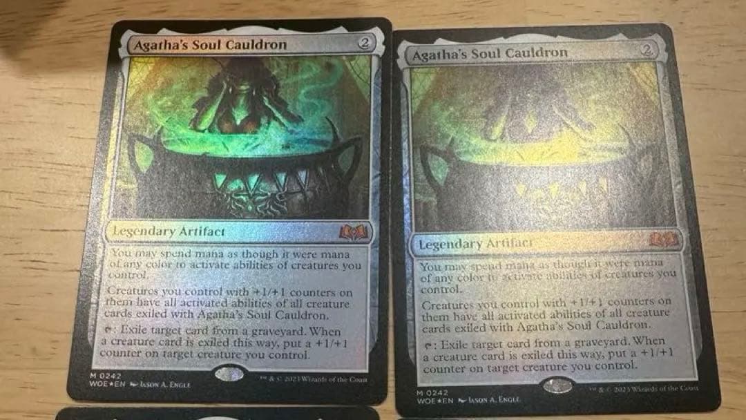 アルカリ水素水　アガサの魂の大釜　foil 英語版　2枚