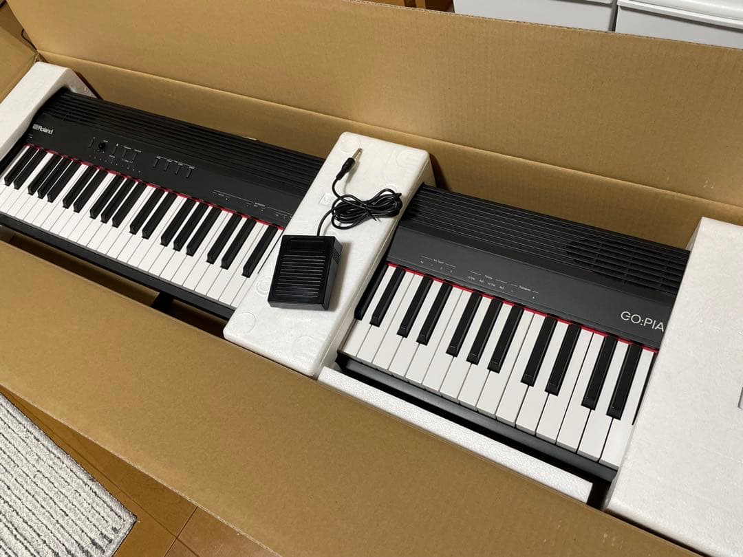 【ペダル・譜面台付属】GO:PIANO 88鍵盤 電子ピアノ【ほぼ未使用】