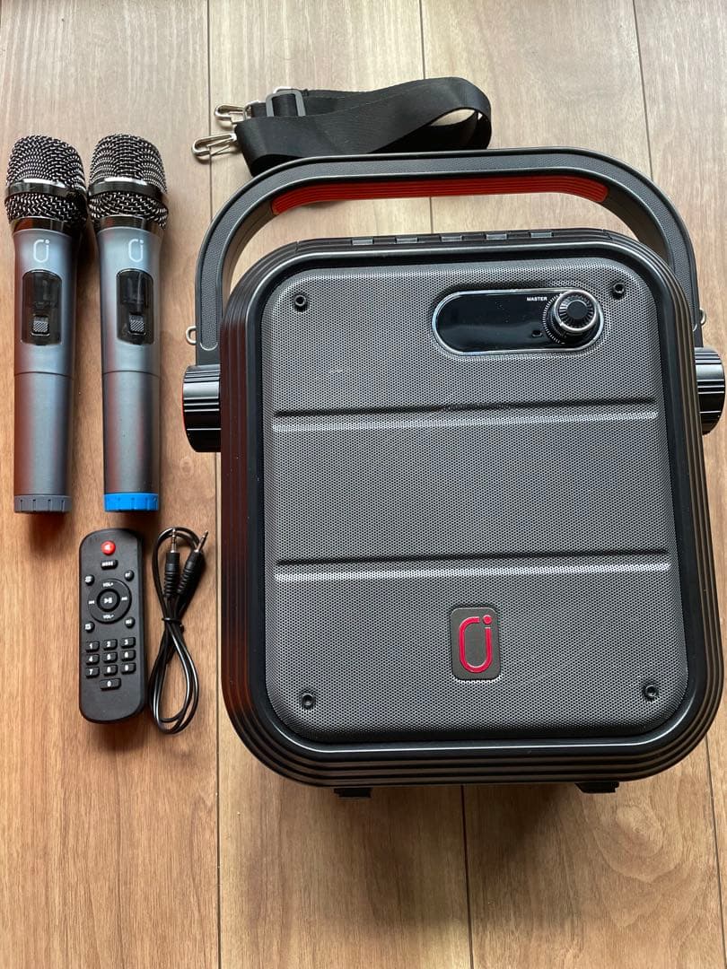 JYX-66BT ポータブルスピーカー ワイヤレスマイク2本付き