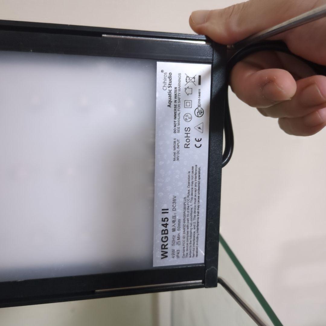 tkm　ガラス水槽とEHEIMフィルターセット　キャビネットつき