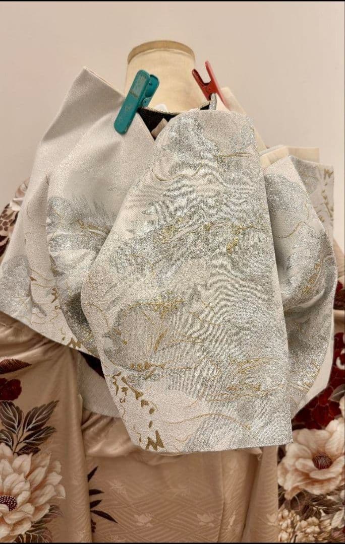 くすみ系　振袖振袖フルセット　牡丹