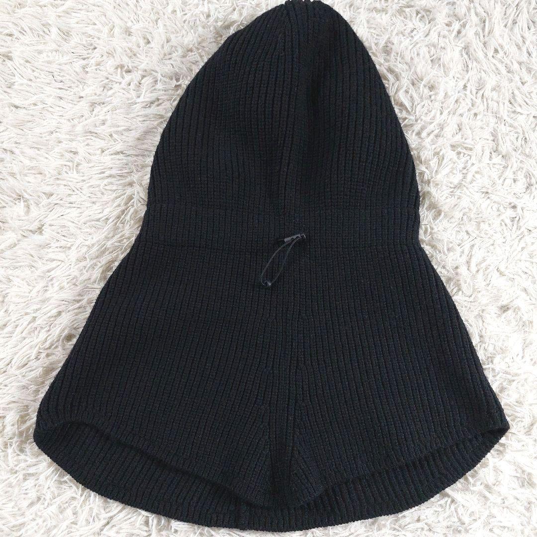 美品 YOKE 23AW 近年モデル ニット バラクラバ ビッグフード ブラック