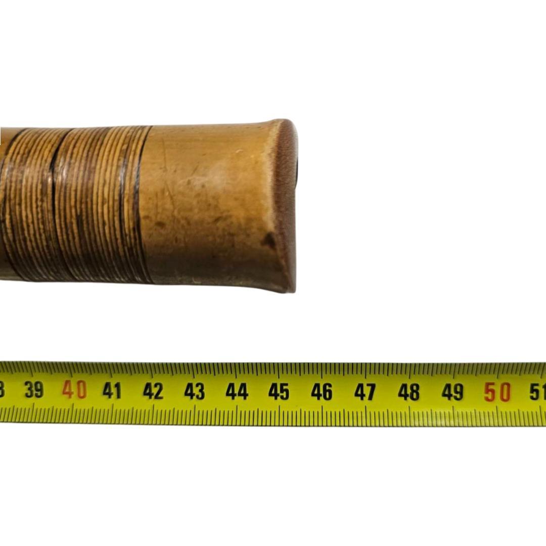 希少 尺八 琴古流 佐竹 1尺5寸 5孔 銘あり 2印 根竹 三分割 和楽器 竹