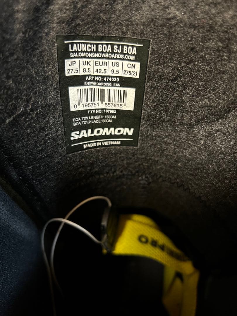 スノーボード SALOMON LAUNCH BOA SJ 27.5cm