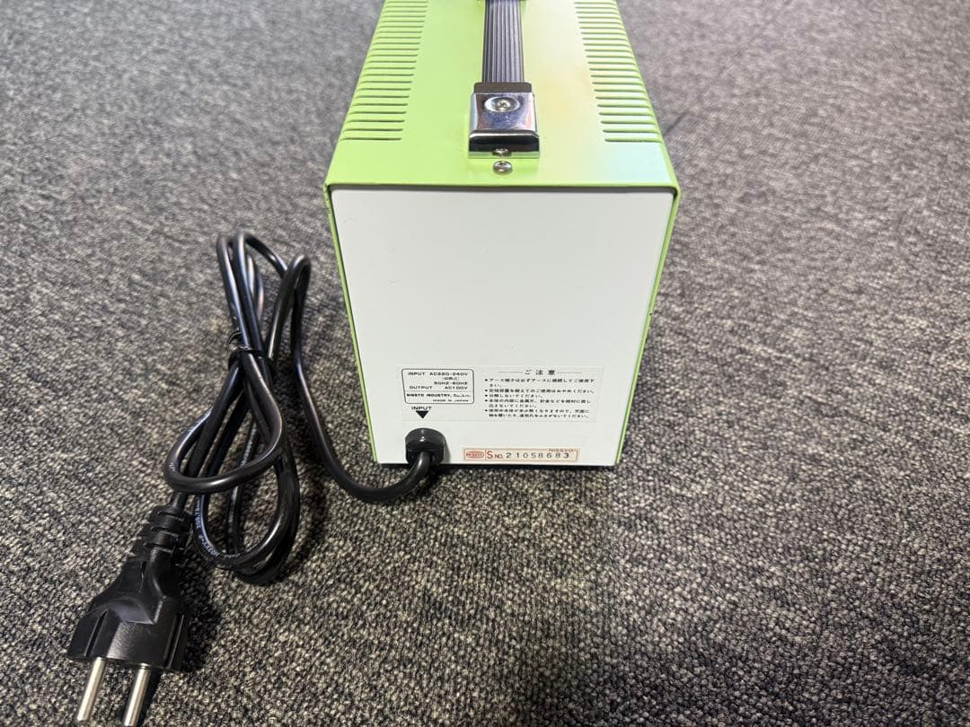 【美品】 日章 高圧 変圧器 SP-1500 トランス トランスフォーマ