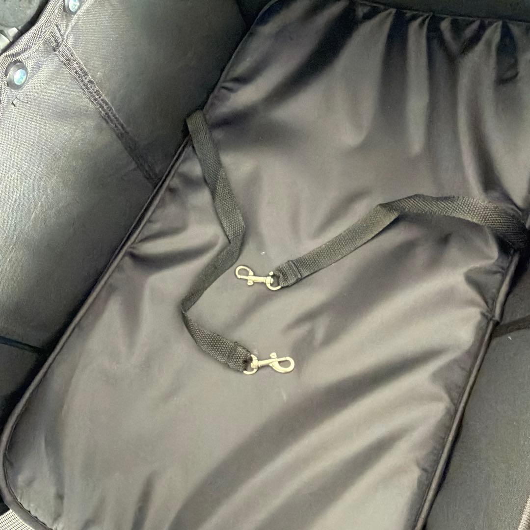 開封済み　未使用　ペットカート ブラック