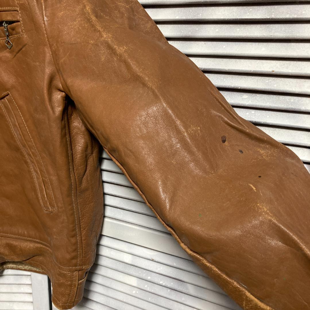 ATYE レザー ジャケット 古着 40s ~ 50s 60s 茶色 ACME