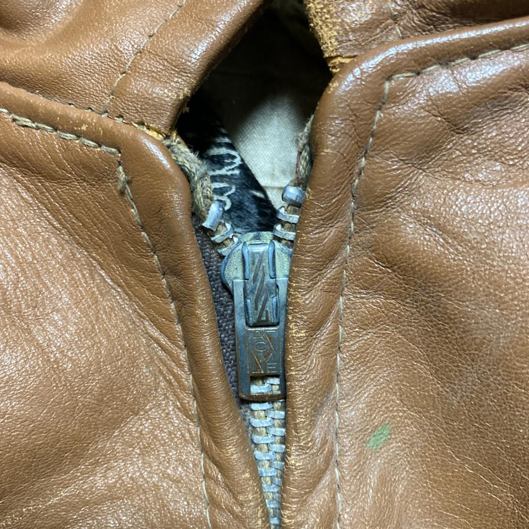 ATYE レザー ジャケット 古着 40s ~ 50s 60s 茶色 ACME