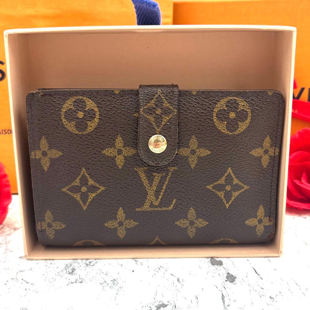 【極美品】 ルイヴィトン モノグラム ヴィエノワ がま口 折り財布