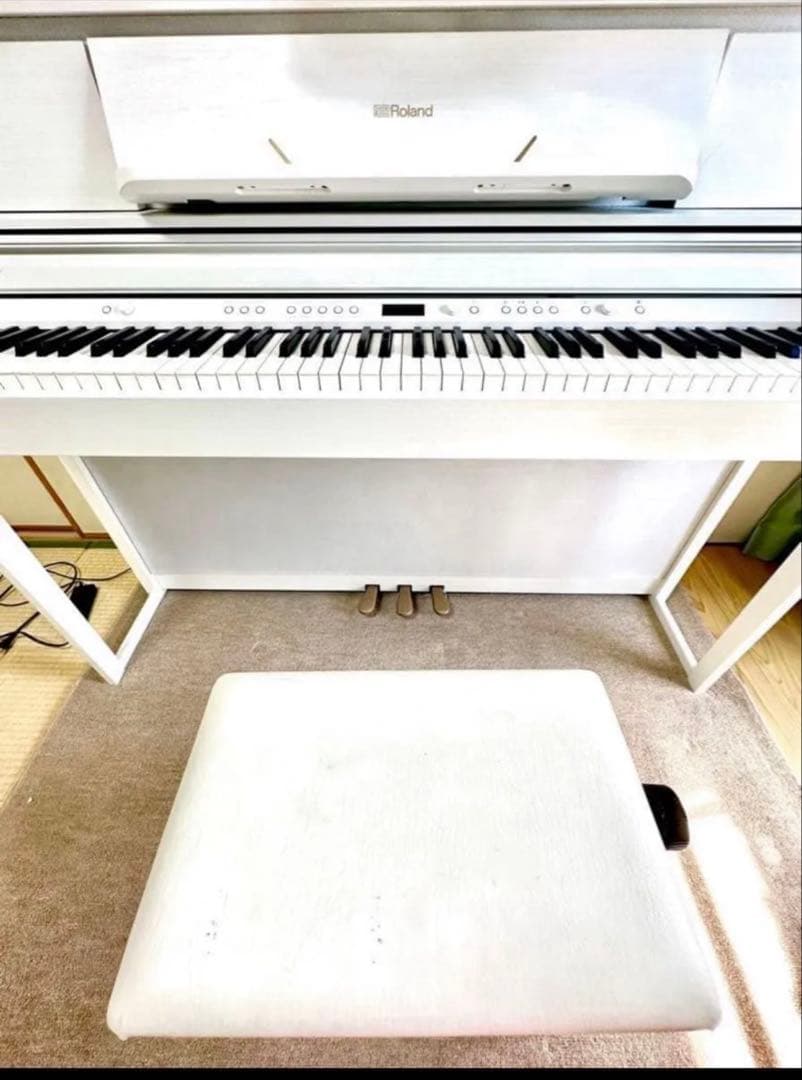 タイムセール 限界値下！美品Roland 電子ピアノ ホワイトLX70