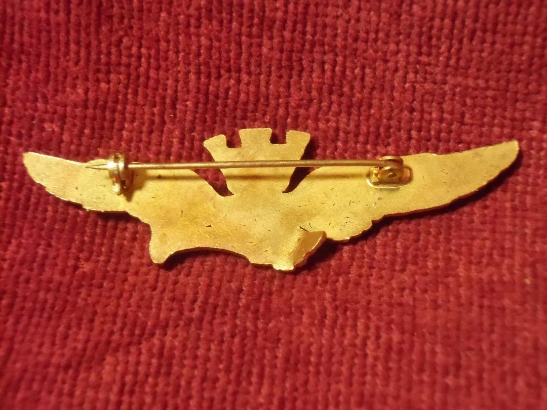 Ｉイタリア軍＊空軍＊パイロット章（実物）