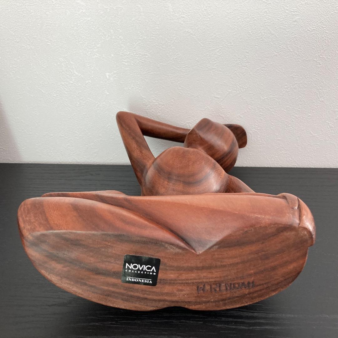 NOVICAとNational Geographic 木製彫刻 インドネシア製