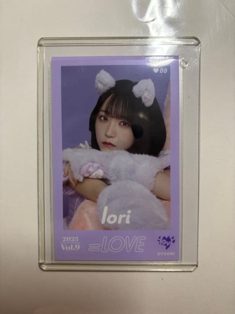 ＝LOVE ミニフォトカード Vol.9 野口衣織 レア 猫衣装