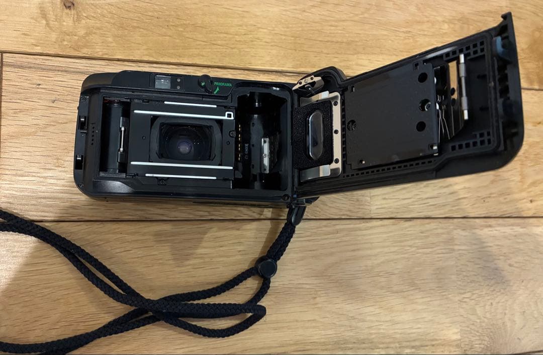 OLYMPUS μ ZOOM 120 コンパクトフィルムカメラ　パノラマ　黒