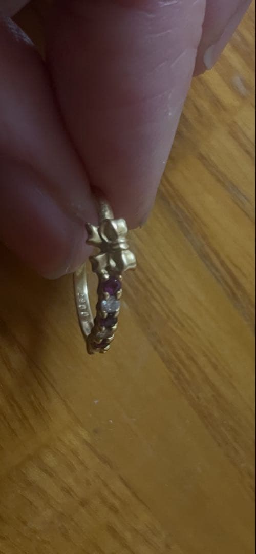 K18 ルビーダイヤモンドリングスタージュエリー