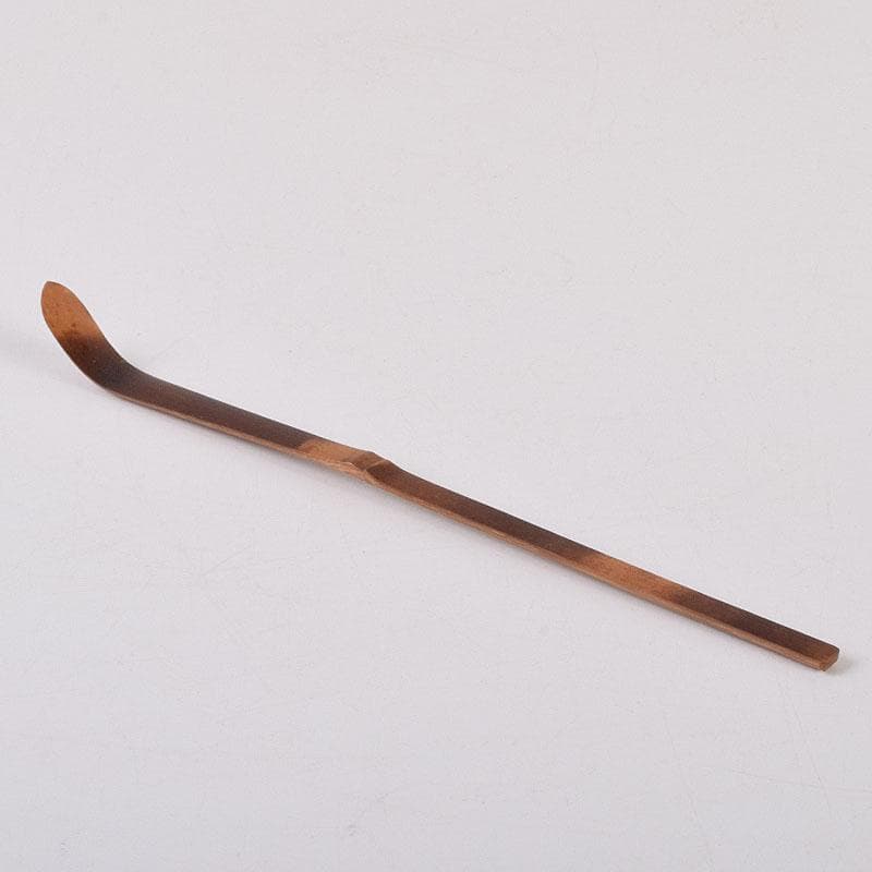 茶道具　指物師　稲垣信斎作　茶杓　銘「清友」　共箱　V　8640