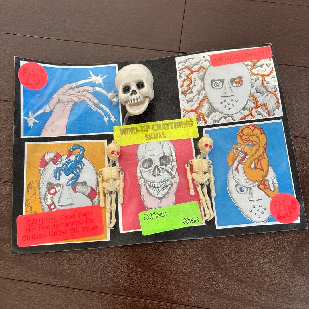 80’s ビンテージ　スカル　おもちゃ　アメリカ