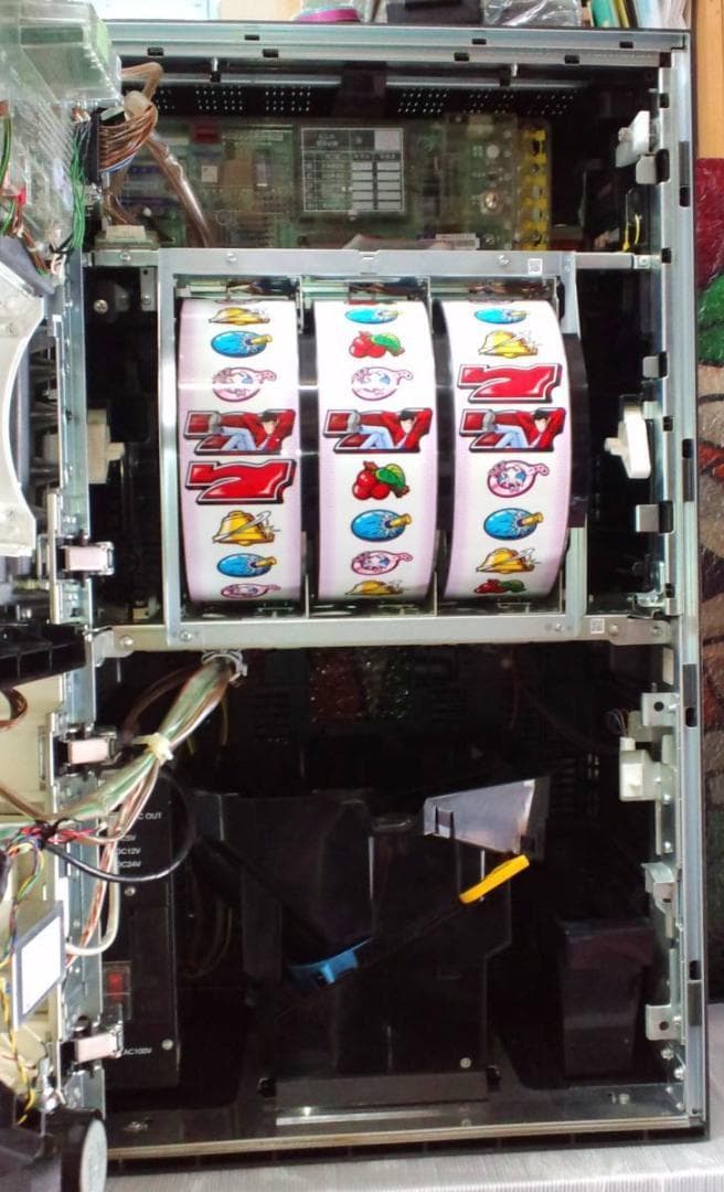 【パチスロ実機】高砂★ロッキー【不要機付】４号機・レア・希少台・人気台