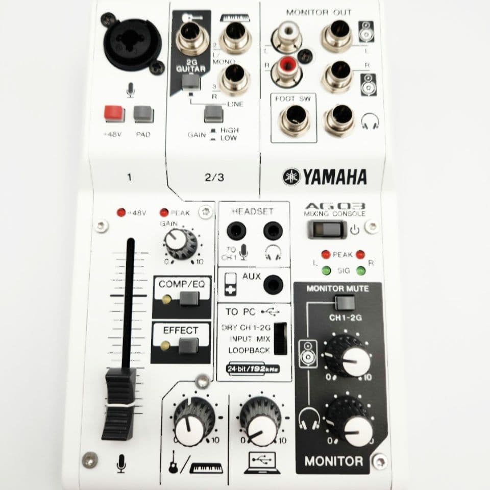 YAMAHA AG03 オーディオインターフェイス 本体のみ