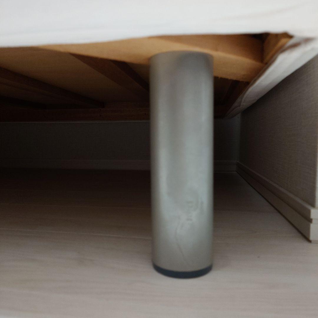 【中古 大型家具配送】シングルマットレス 脚付き 無印良品ベッド