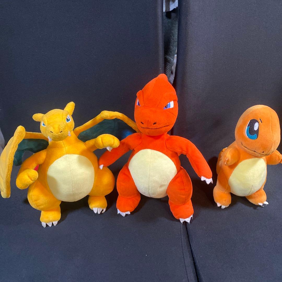 ヒトカゲ リザード リザードン ポケモンセンター ぬいぐるみ