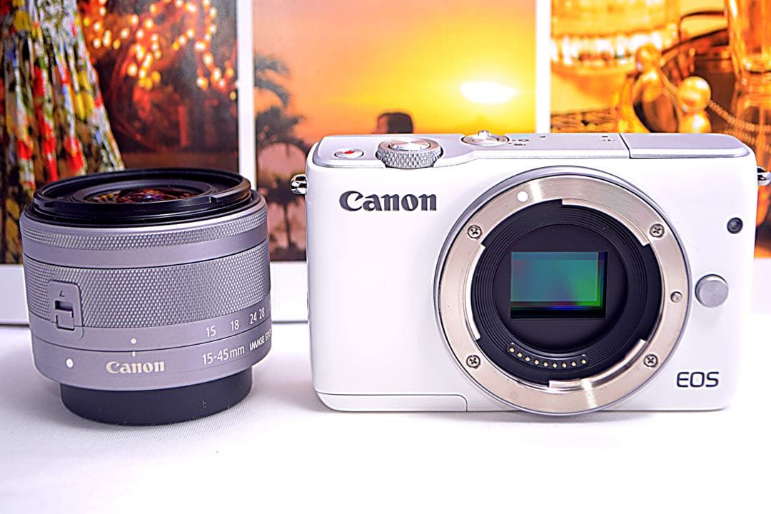 ❤️人気ホワイト❤️Wi-Fi &自撮り❤️Canon EOS M10