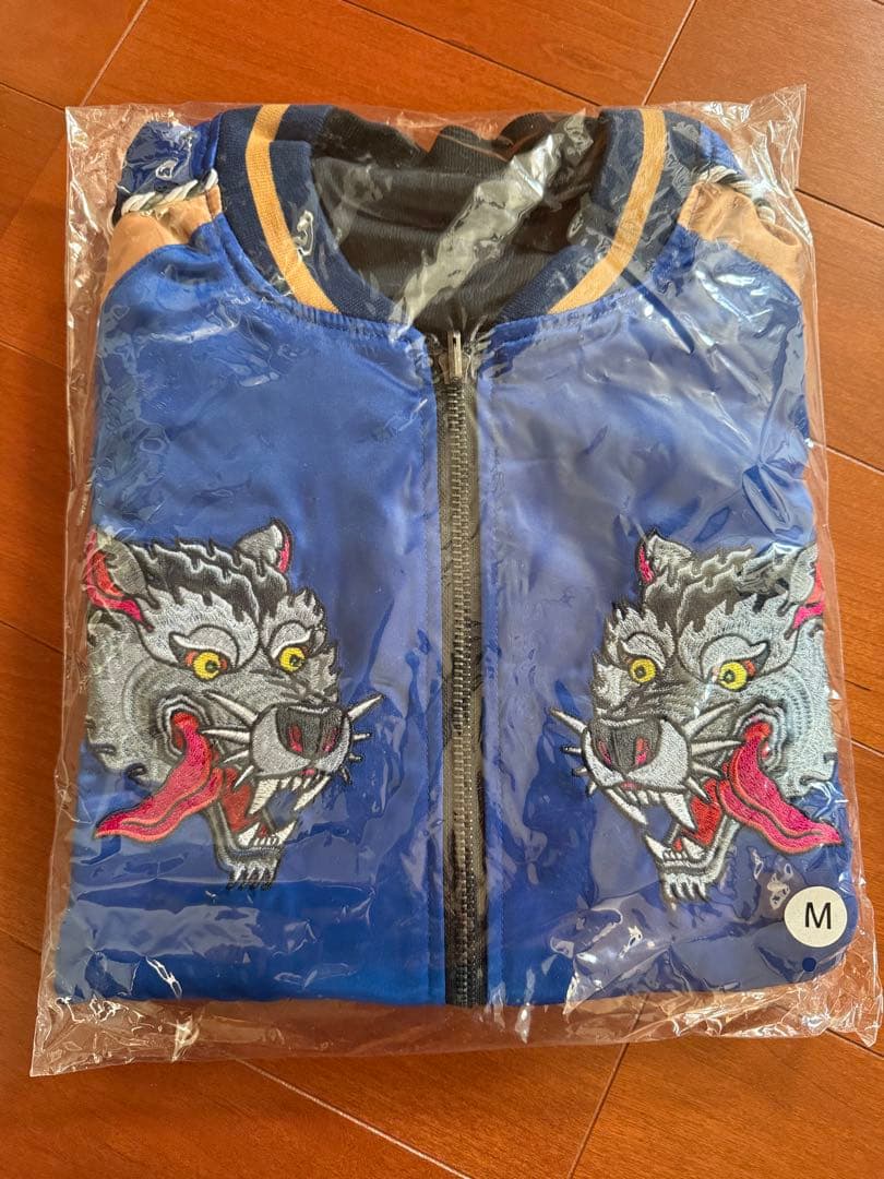 MAN WITH A MISSION スカジャン ネイビー Mサイズ