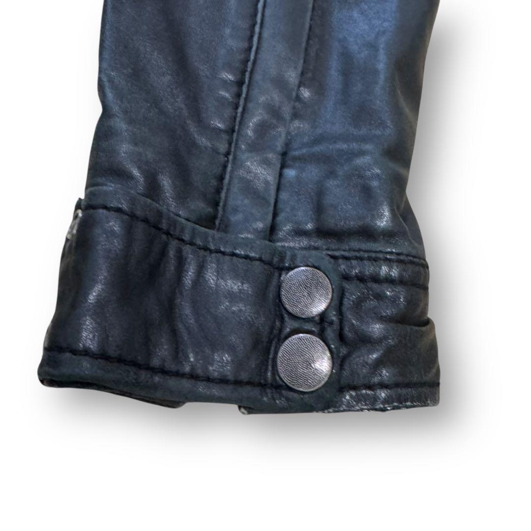 DIESEL ディーゼル　ラムスキン　レザージャケット　ライダース　メンズS〜M