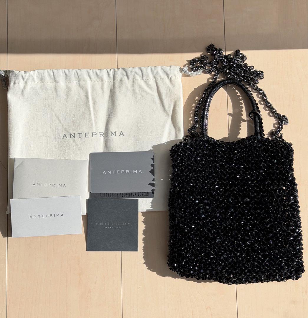 アンテプリマ♡スタンダード　ミニアトゥーラ　ブラック　ショルダーバッグ