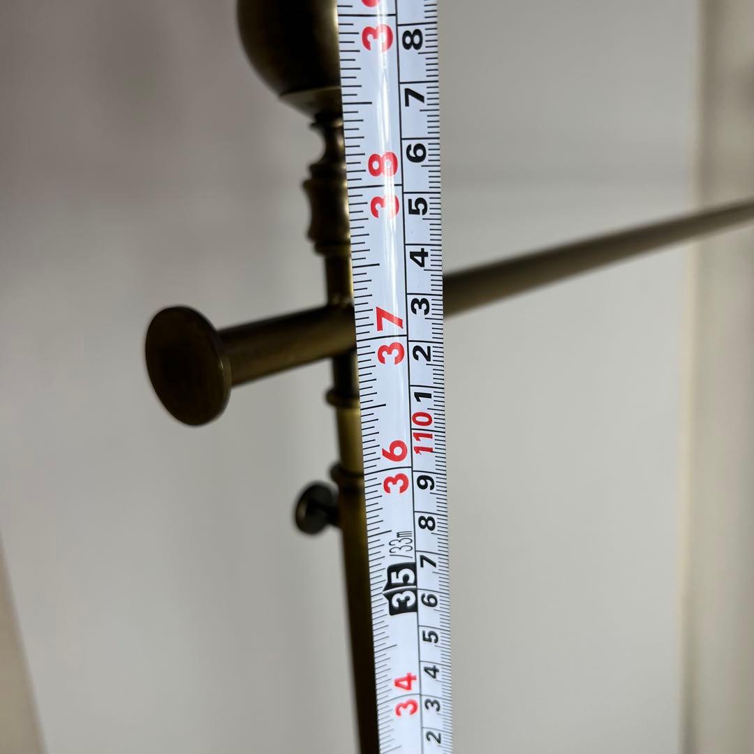 ① アンティーク　ゴールド　ハンガーラック デコラタイプ　幅90cm