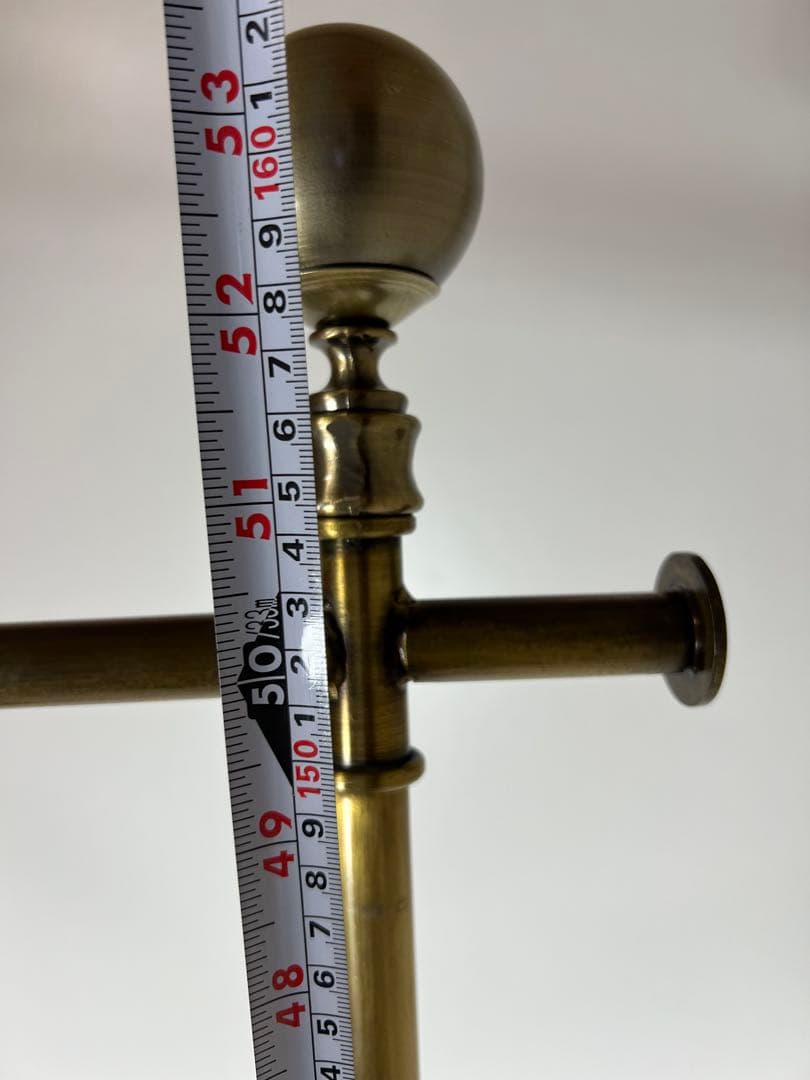 ① アンティーク　ゴールド　ハンガーラック デコラタイプ　幅90cm