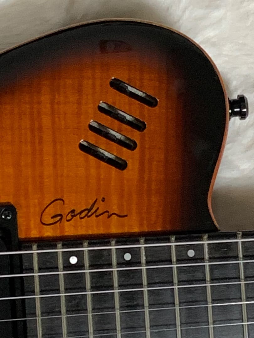 ギター Godin LGXT Cognac Burst Flame AAA