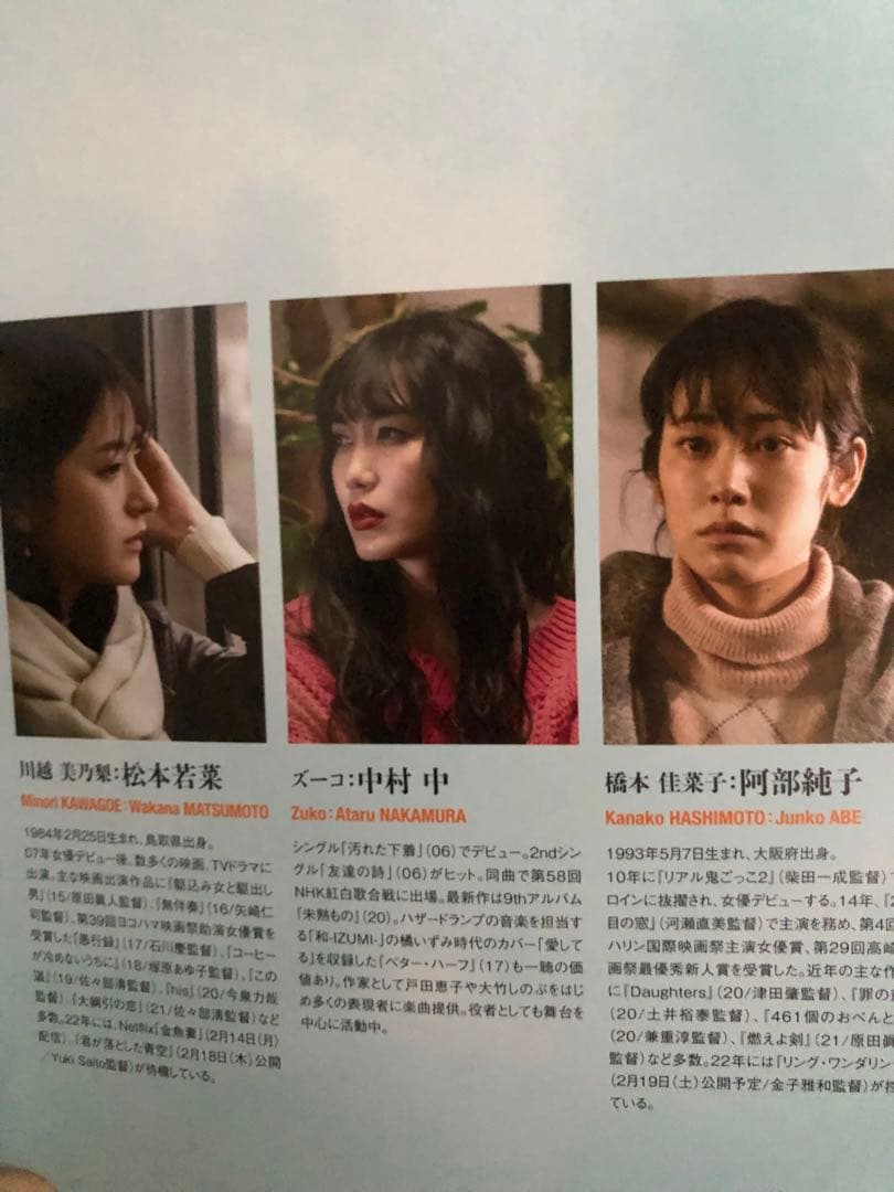 お蔵入り映画　ハザードランプ　マスコミ用プレスシート