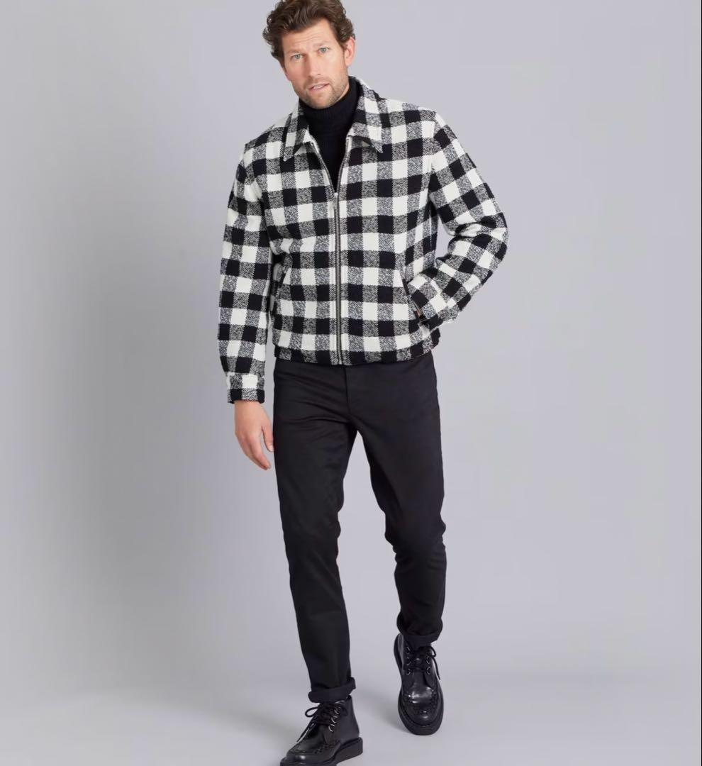 参考定価10万弱　現行　agnès b. wool zip blouson O