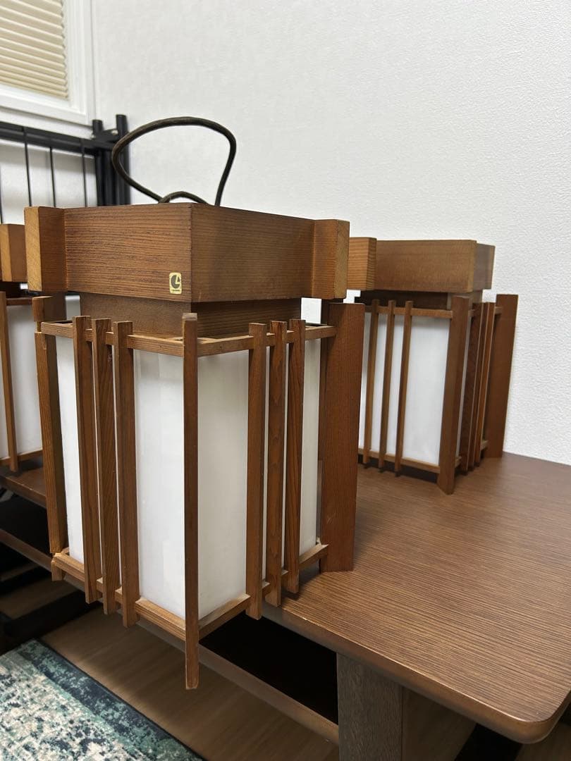 オーヤマ照明（オーデリック）和風 木製 吊り下げ照明　レトロ