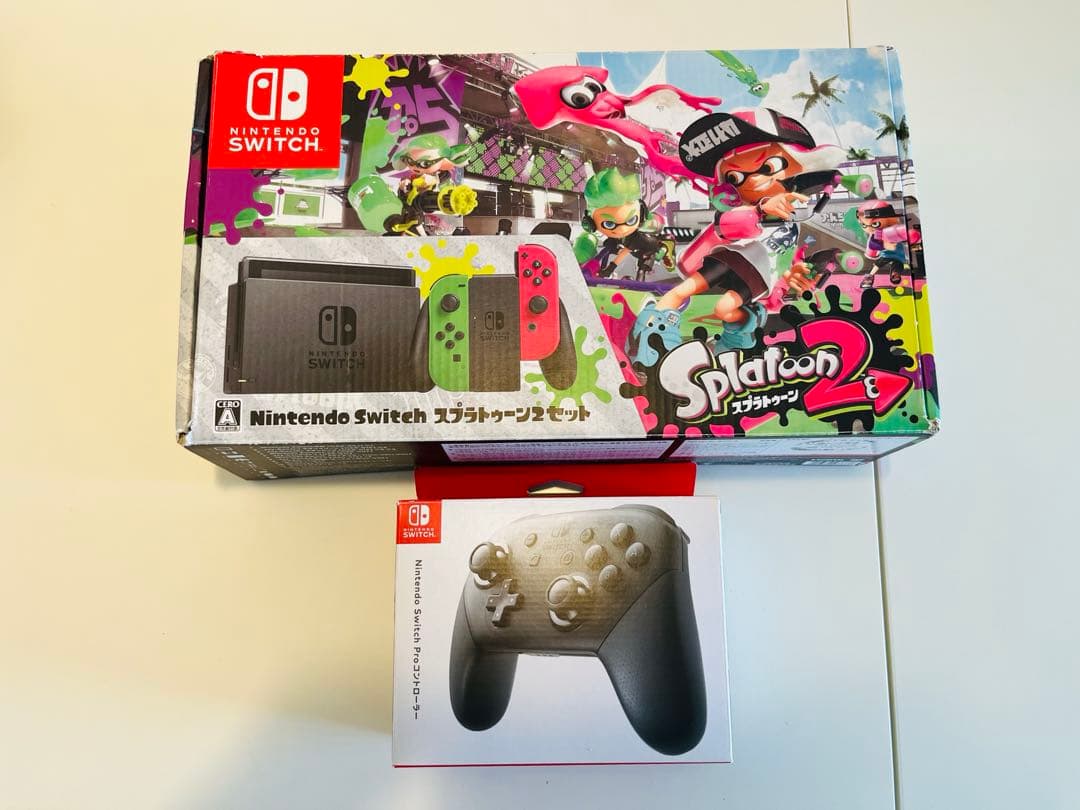Nintendo Switchスプラトゥーン2セット＋Proコントローラー