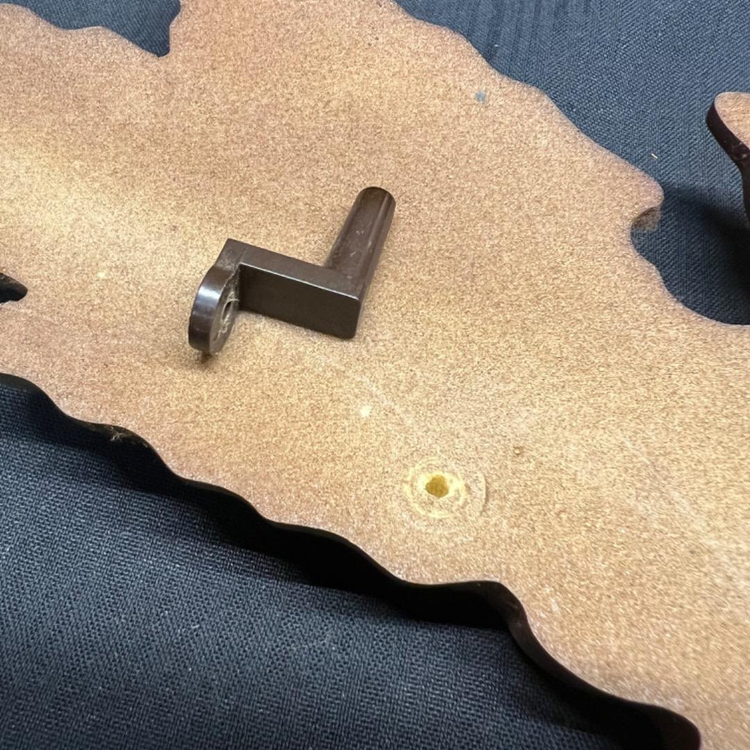 〇Ed左横1018 となりのトトロ 掛け時計 木製 インテリア