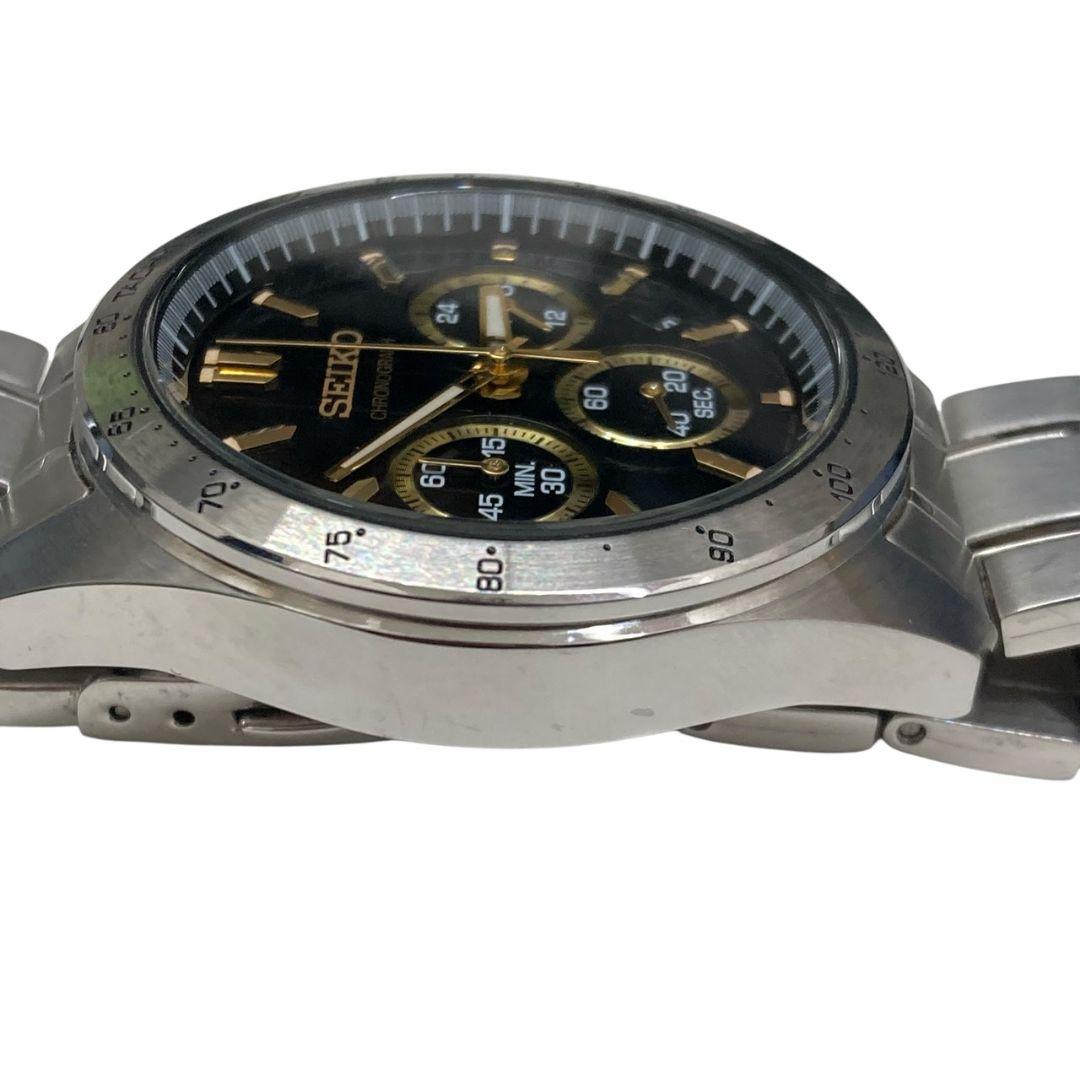 T*s様 O22006 SEIKO クロノグラフ 8T63-00D0 ブラックゴ
